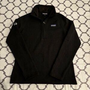Patagonia Better Sweater 1/4 Zip Pullover Women’s Small Outdoor Hike W Logo